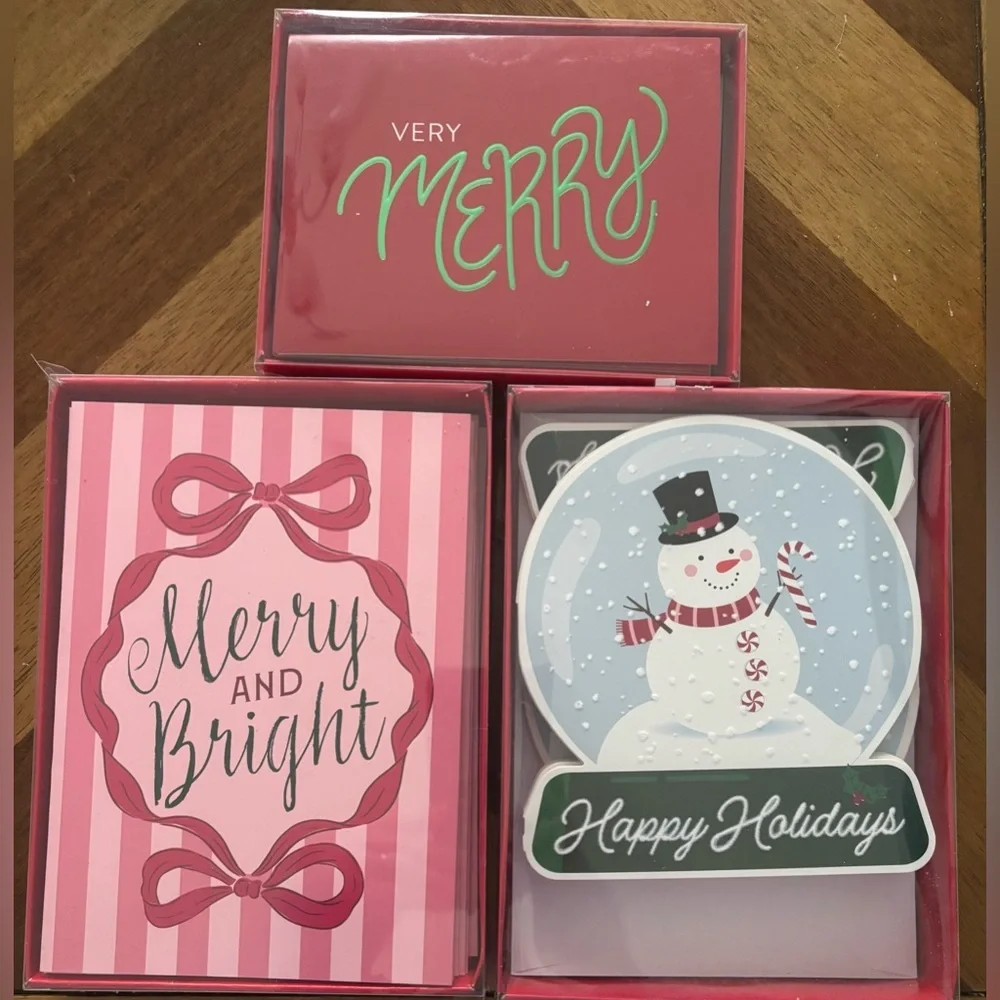 Christmas card bundle 30 cards 30 envelopes Xmas holiday NEW NWT